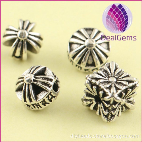5mm 925 sterling silver loose beads buddha charm beads